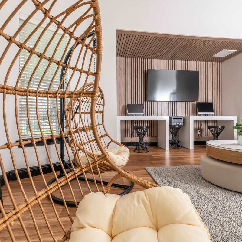 activity room at The Spencer Park Row in Houston, Texas