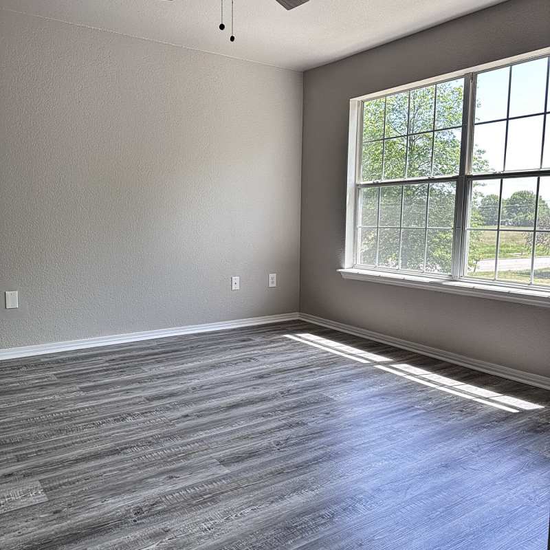 Unfurnished living room at Steeplechase in Coweta, Oklahoma
