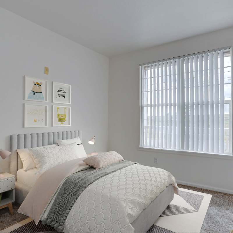 spacious bedroom at Westmeadow Peaks Apartments in Colorado Springs, Colorado