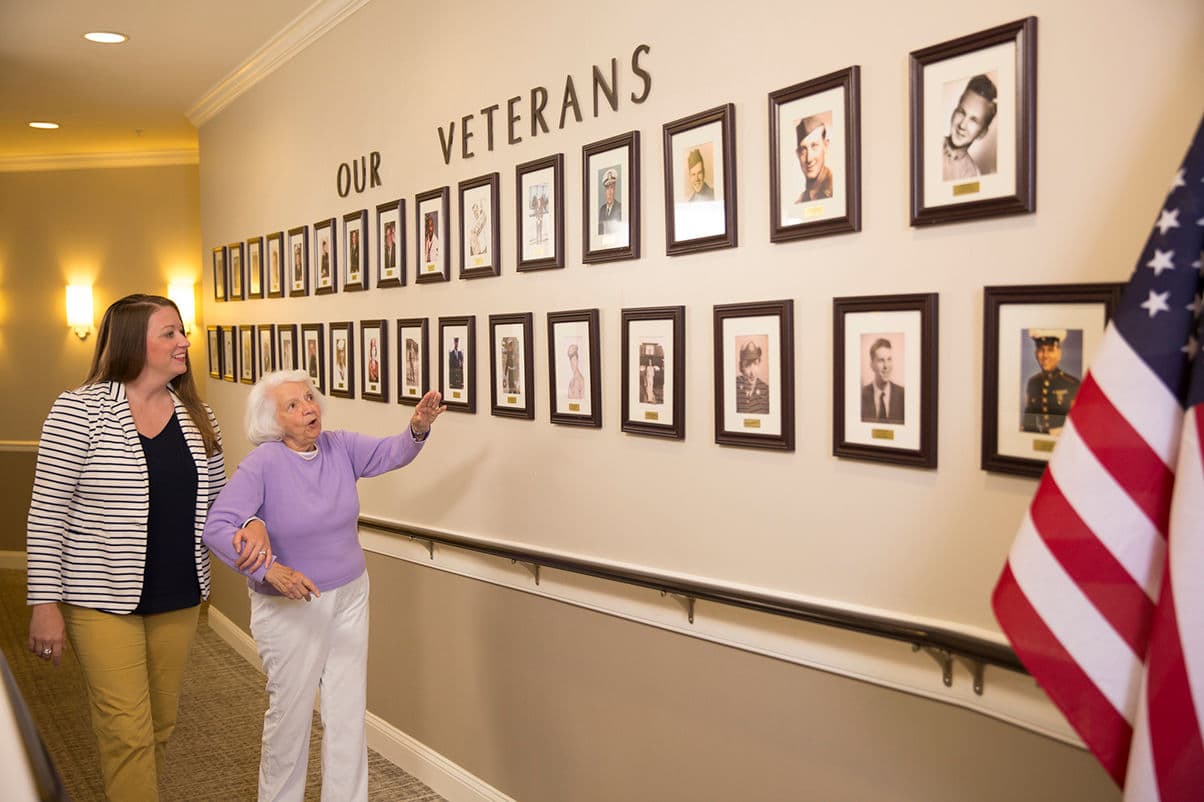 Senior friends enjoying life at First Colonial Inn