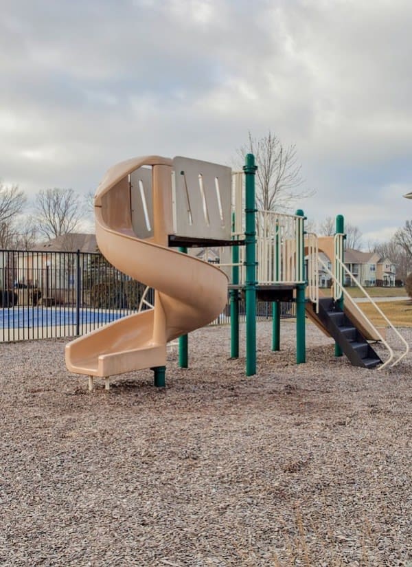 Outdoor playground at Pheasant Run in Indianapolis, Indiana