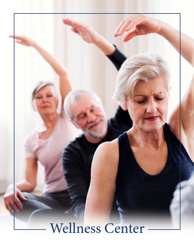 A wellness center is offered at The Claiborne at McComb in McComb, Mississippi.