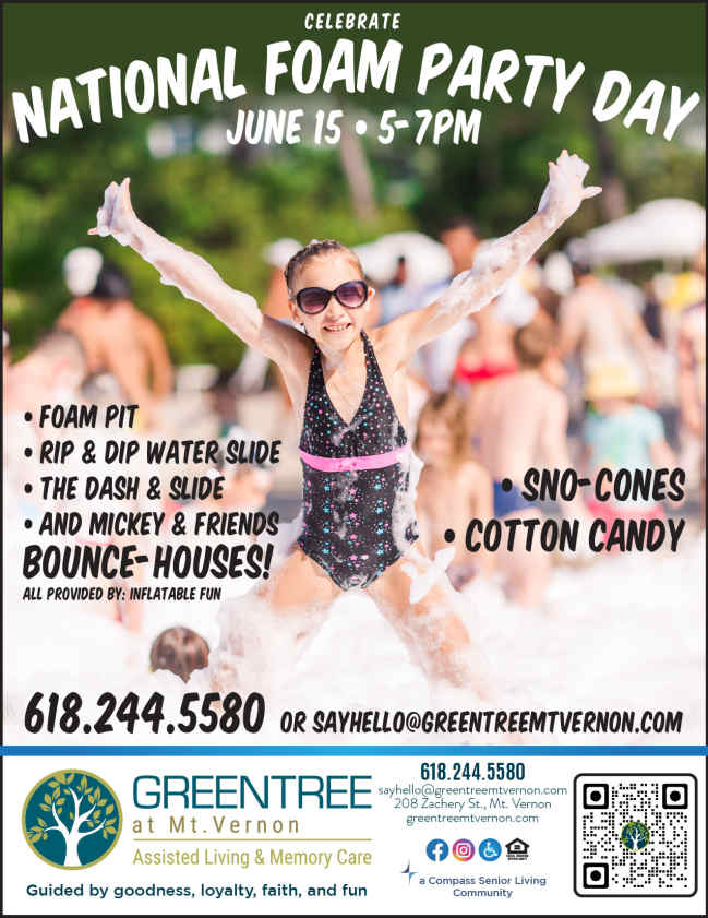 Foam party at GreenTree at Mt. Vernon in Mt. Vernon, Illinois