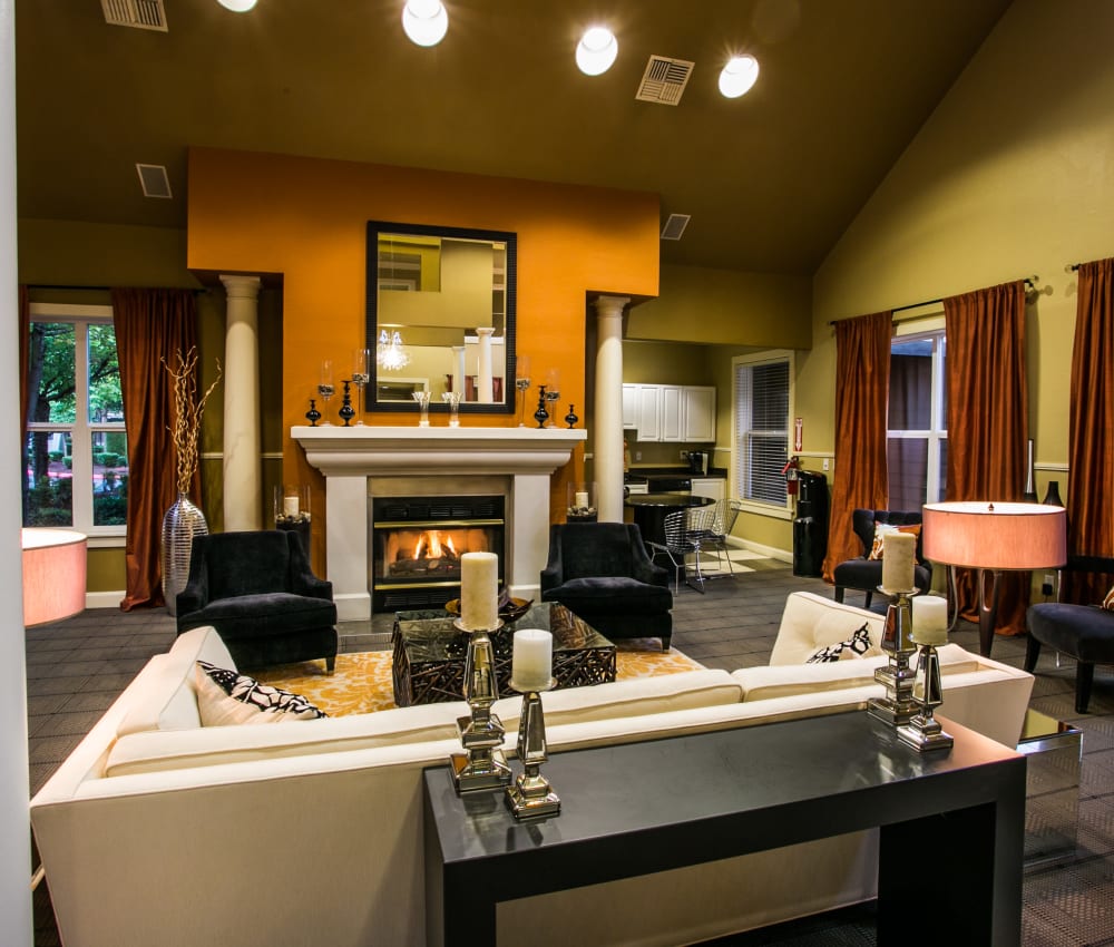 Clubhouse for residents at The Colonnade Luxury Townhome Rentals in Hillsboro, Oregon