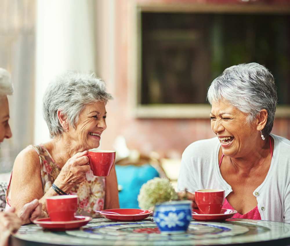 Resident gather at The Village of Southampton in Houston, Texas