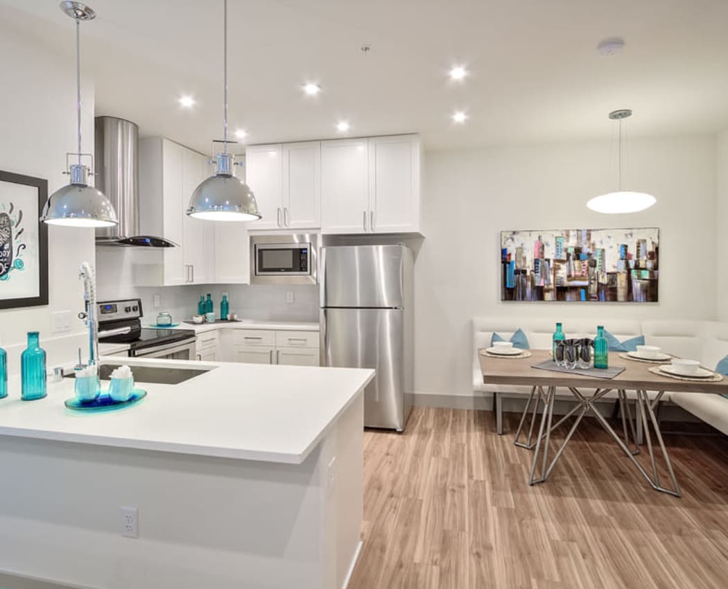 Spacious kitchens at SUR702 in Las Vegas, Nevada. 