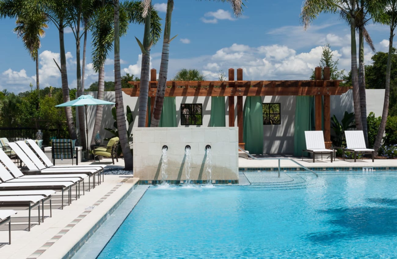Beautiful pool at Amelia Westshore in Tampa, Florida