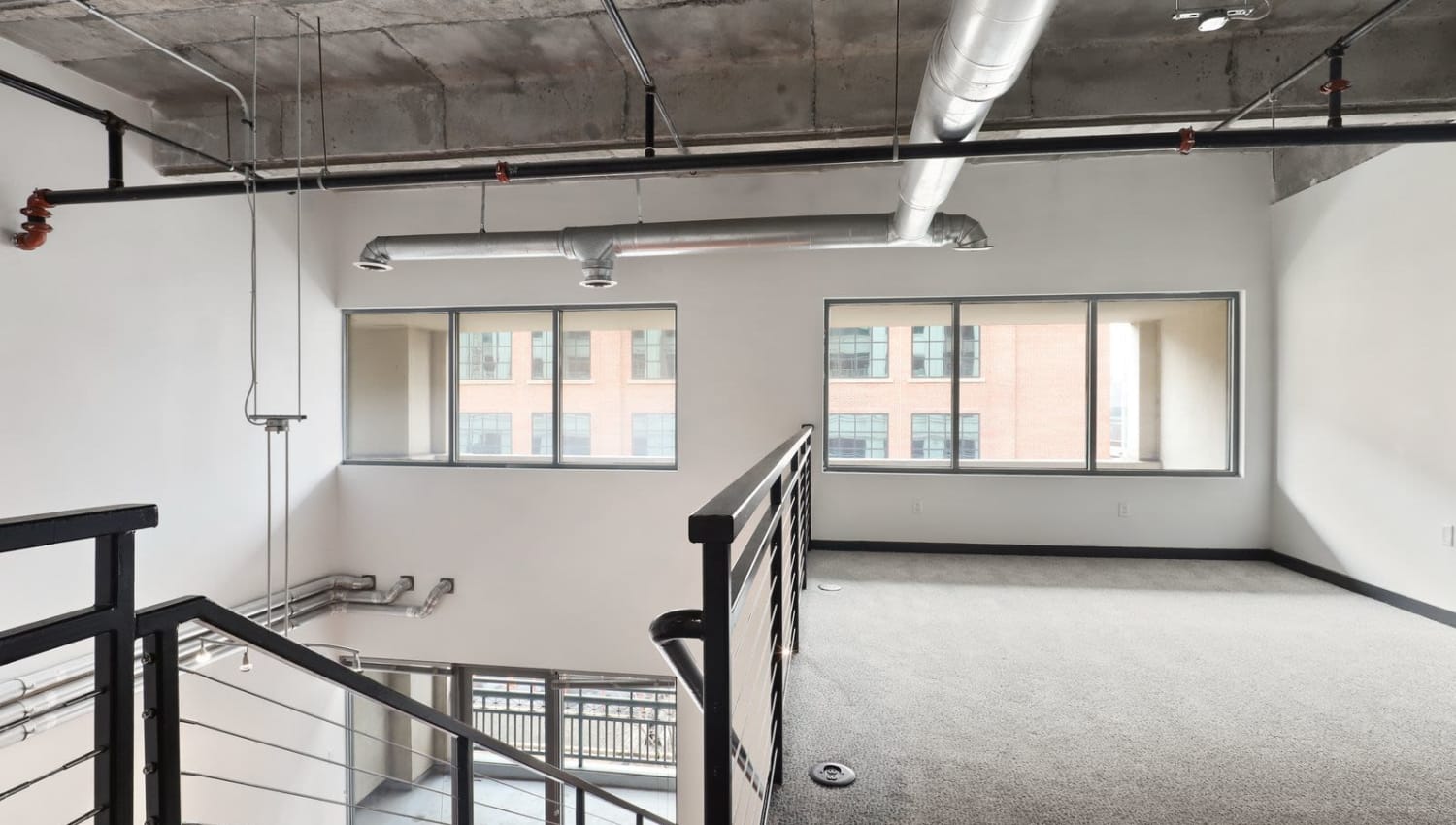 Second floor at 17th Street Lofts in Atlanta, Georgia