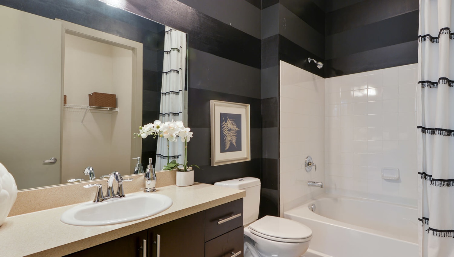 Clean bathroom at Optimist Lofts in Atlanta, Georgia