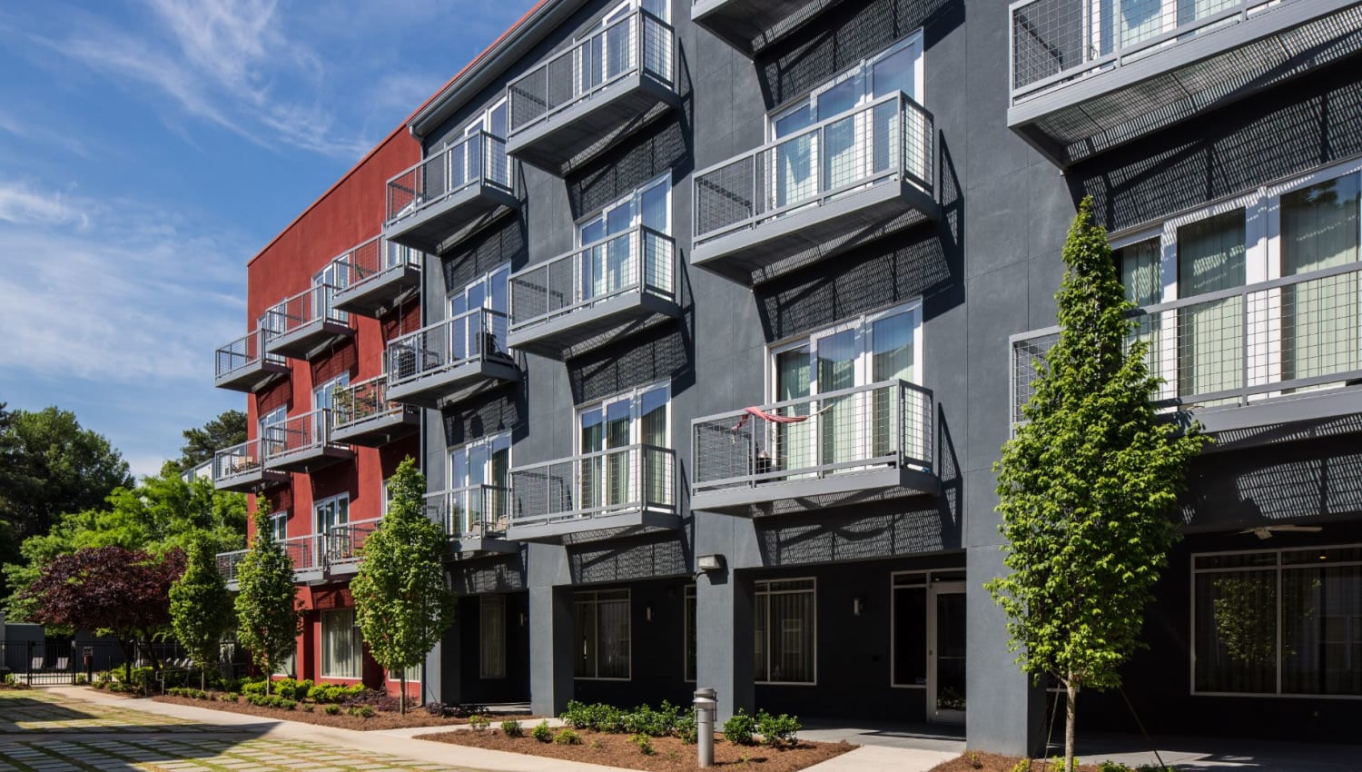 Exterior of Optimist Lofts in Atlanta, Georgia