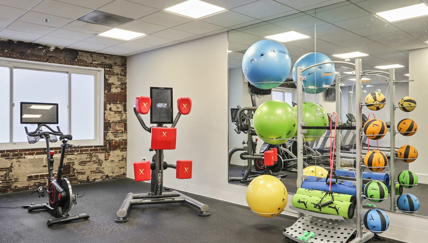 Fitness Center for residents at Solace on Peachtree in Atlanta, Georgia
