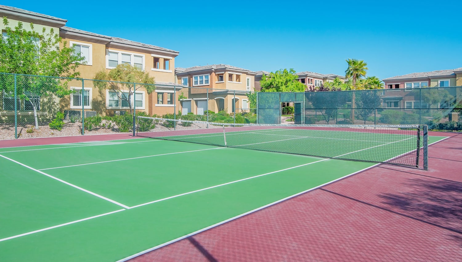 Tennis court at Morningstar Apartments in Las Vegas, Nevada