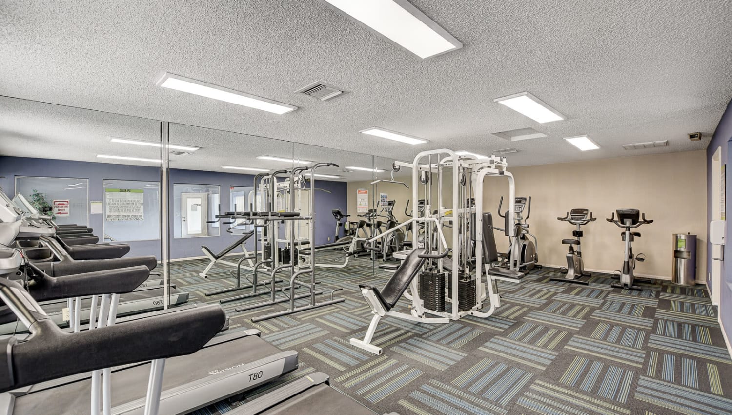 Fitness center at Breakers Apartments in Las Vegas, Nevada