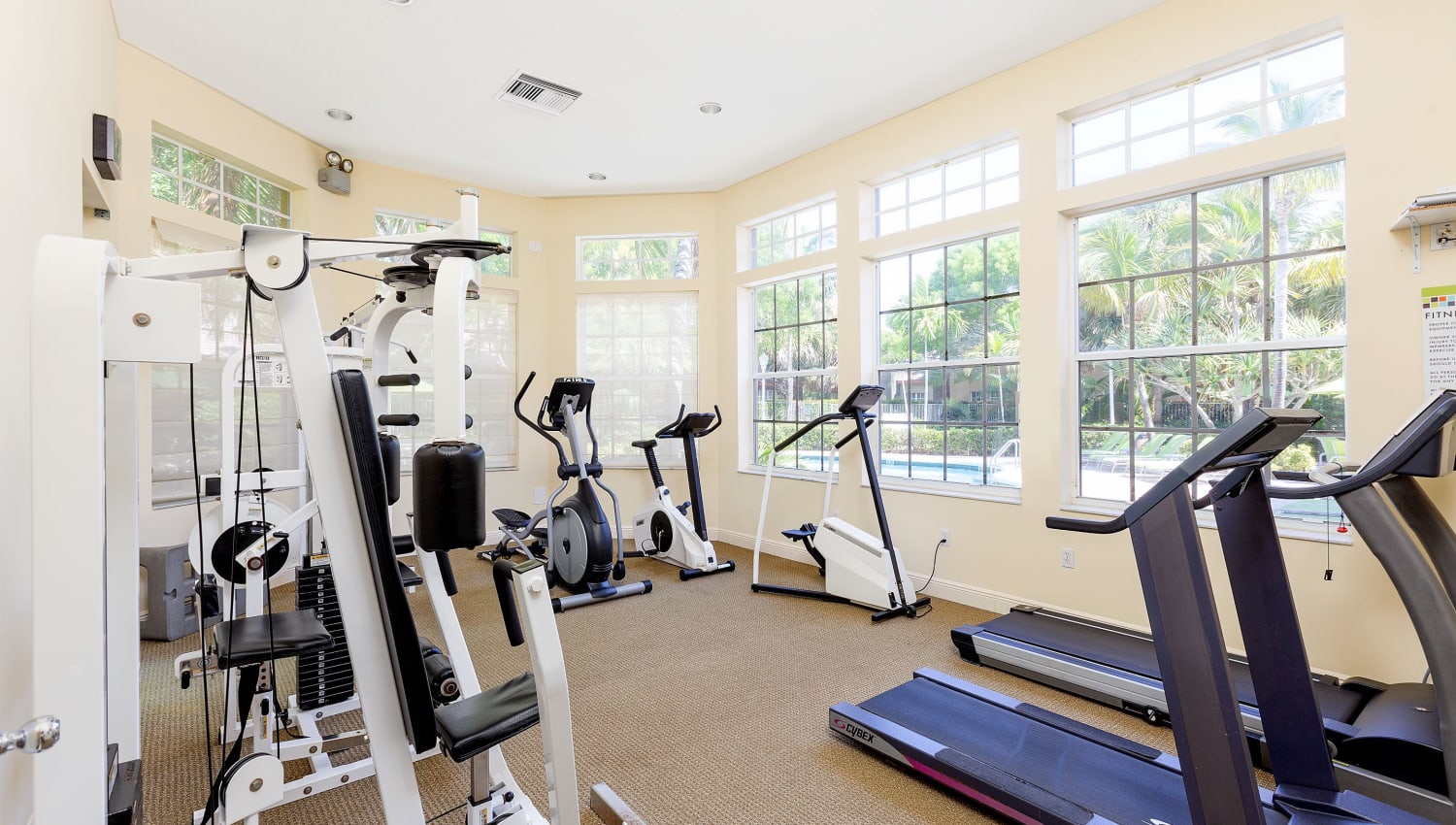 Gym at Villas of Juno Apartments in Juno Beach, Florida