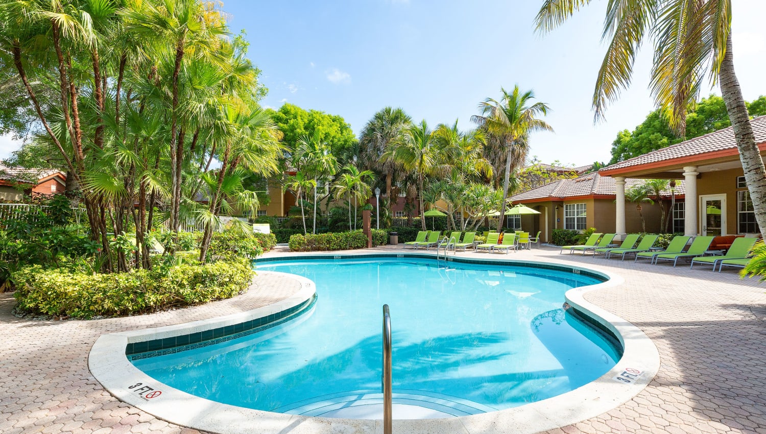 Pool at Villas of Juno Apartments in Juno Beach, Florida