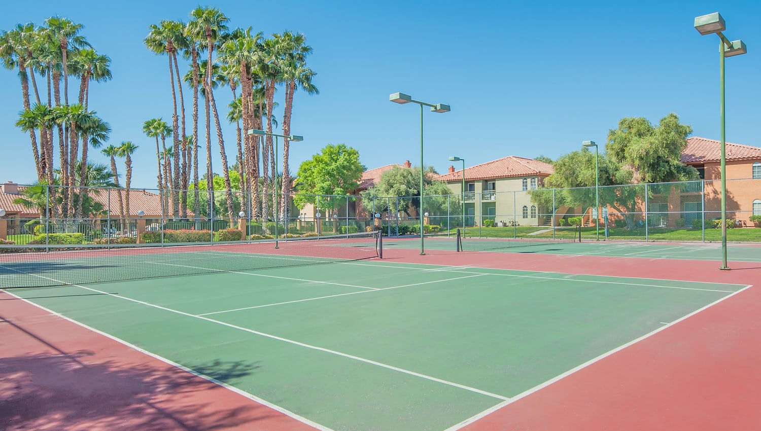 Tennis courts at Artisan Apartments in Las Vegas, Nevada