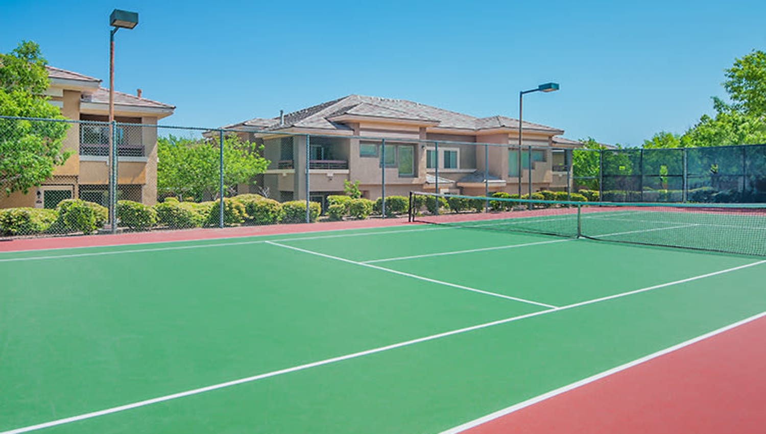 Tennis court at Spanish Wells Apartments in Las Vegas, Nevada