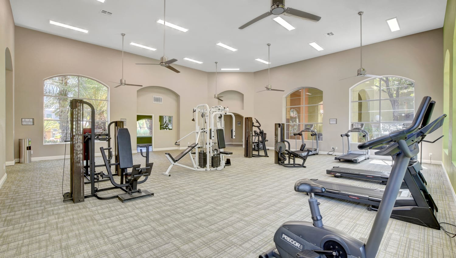 Fitness center at Spanish Wells Apartments in Las Vegas, Nevada