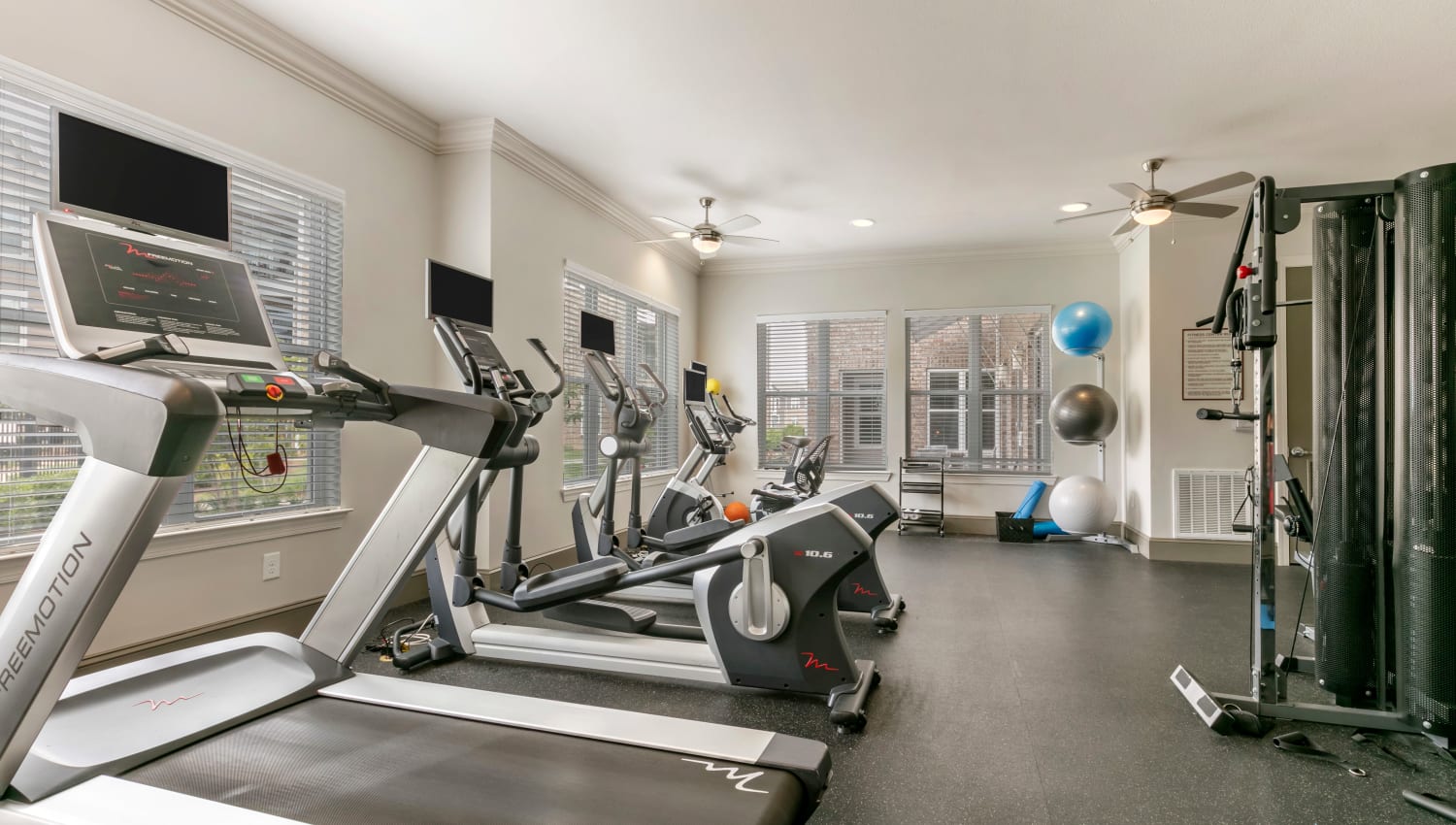 State of the art fitness center at The Village at Apison Pike in Ooltewah, Tennessee