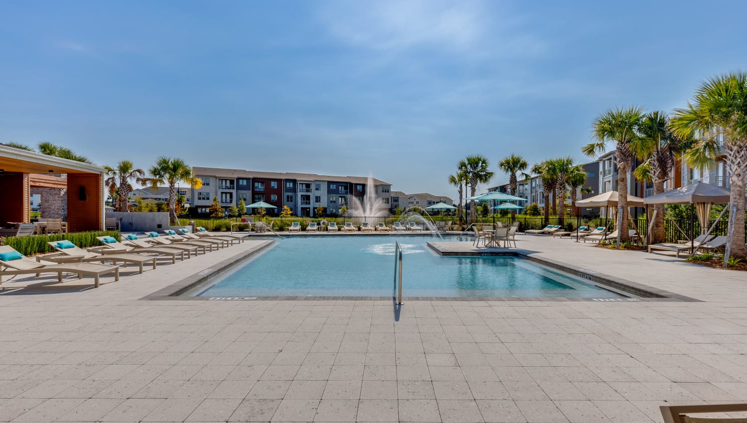 Resort-style pool at The Point at Town Center in Jacksonville, Florida