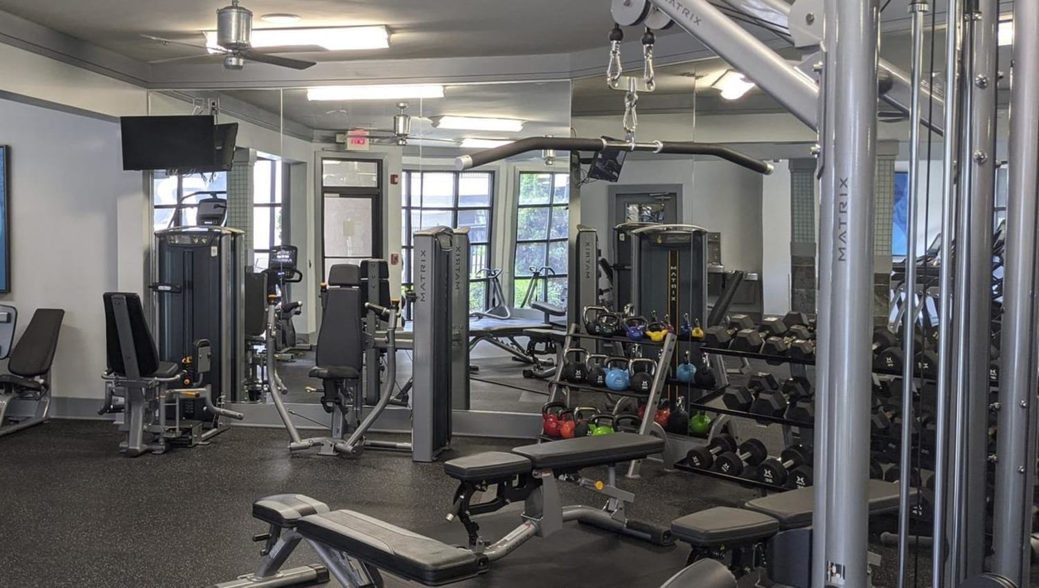Workout facility at Porter Westside in Atlanta, Georgia 
