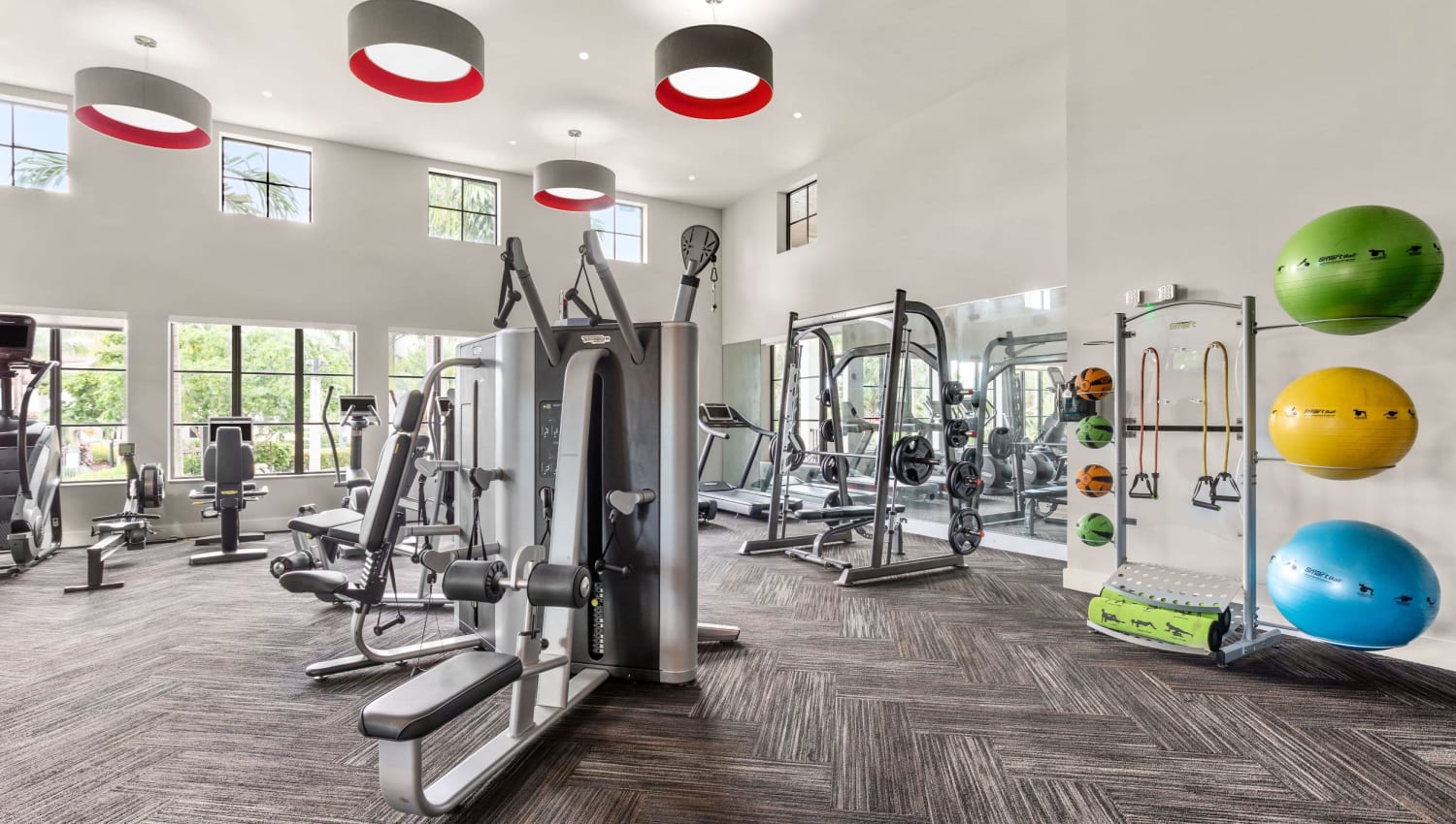 More fitness equipment at Eterno in Pompano Beach, Florida
