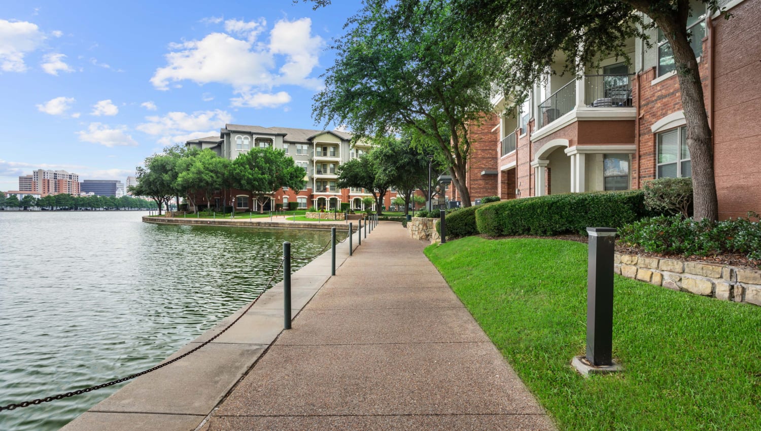 Lakeside area at Olympus Las Colinas in Irving, Texas