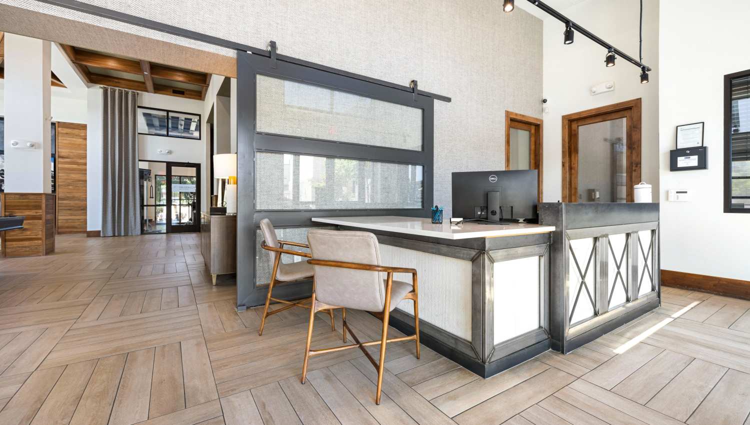 clubhouse frontdesk at Olympus Highlands North in Albuquerque, New Mexico