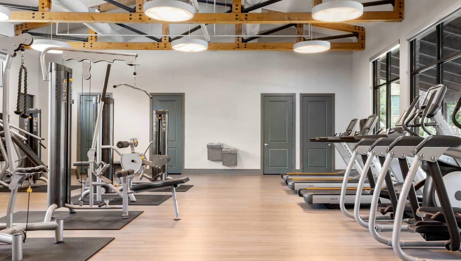 Fitness center at Tacara at Westover Hills in San Antonio, Texas