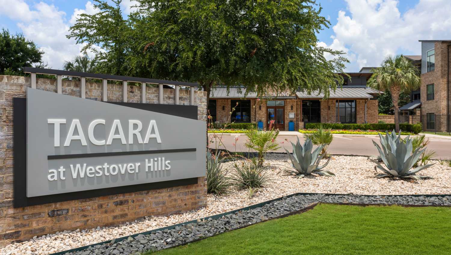 Property Signage  at Tacara at Westover Hills in San Antonio, Texas