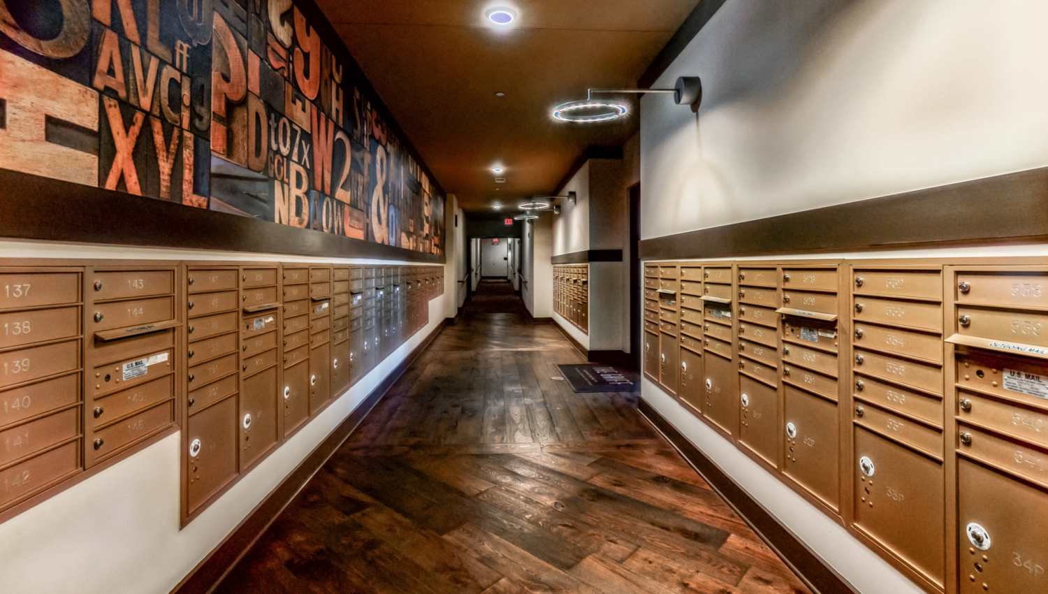 Luxer package room at The Griff in Nashville, Tennessee, 
