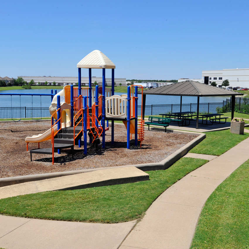 Playground at Crescent Cove at Lakepointe 