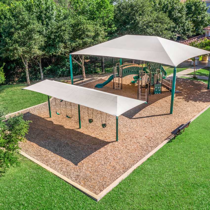 Shaded Playground at Estancia at Ridgeview Ranch