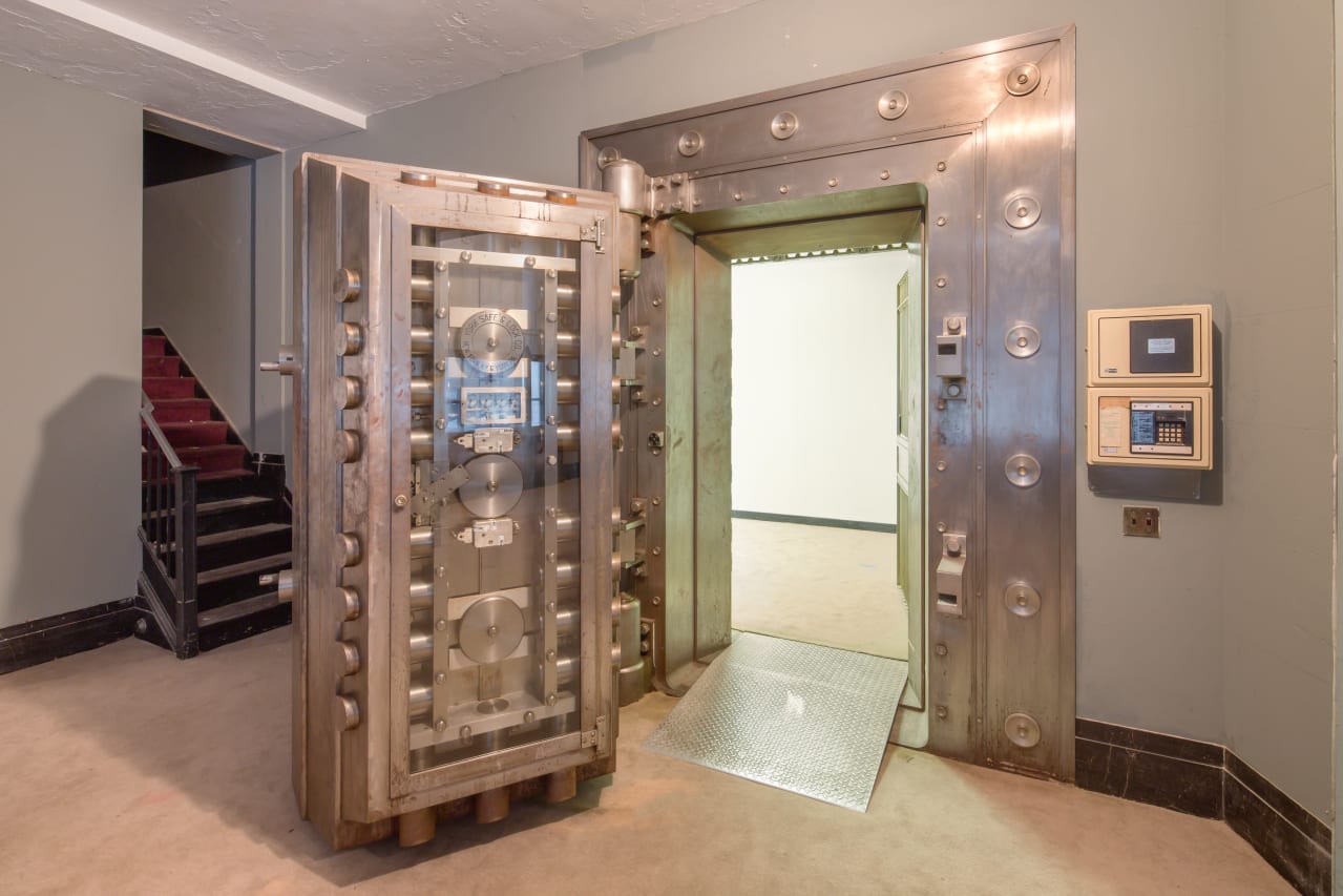 Entrance to the vault at Twenty Exchange in New York, New York