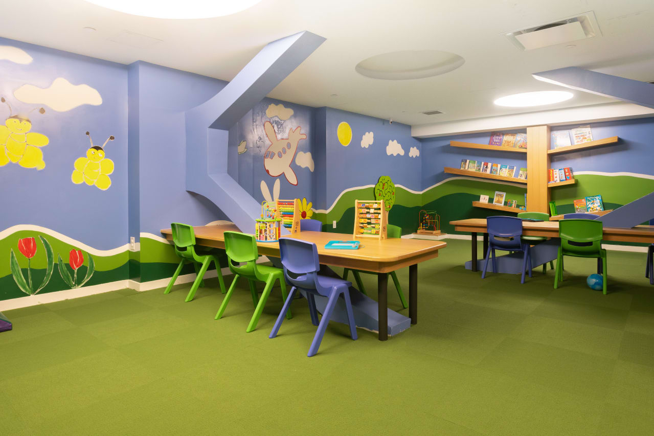 Indoor children's area at Twenty Exchange in New York, New York