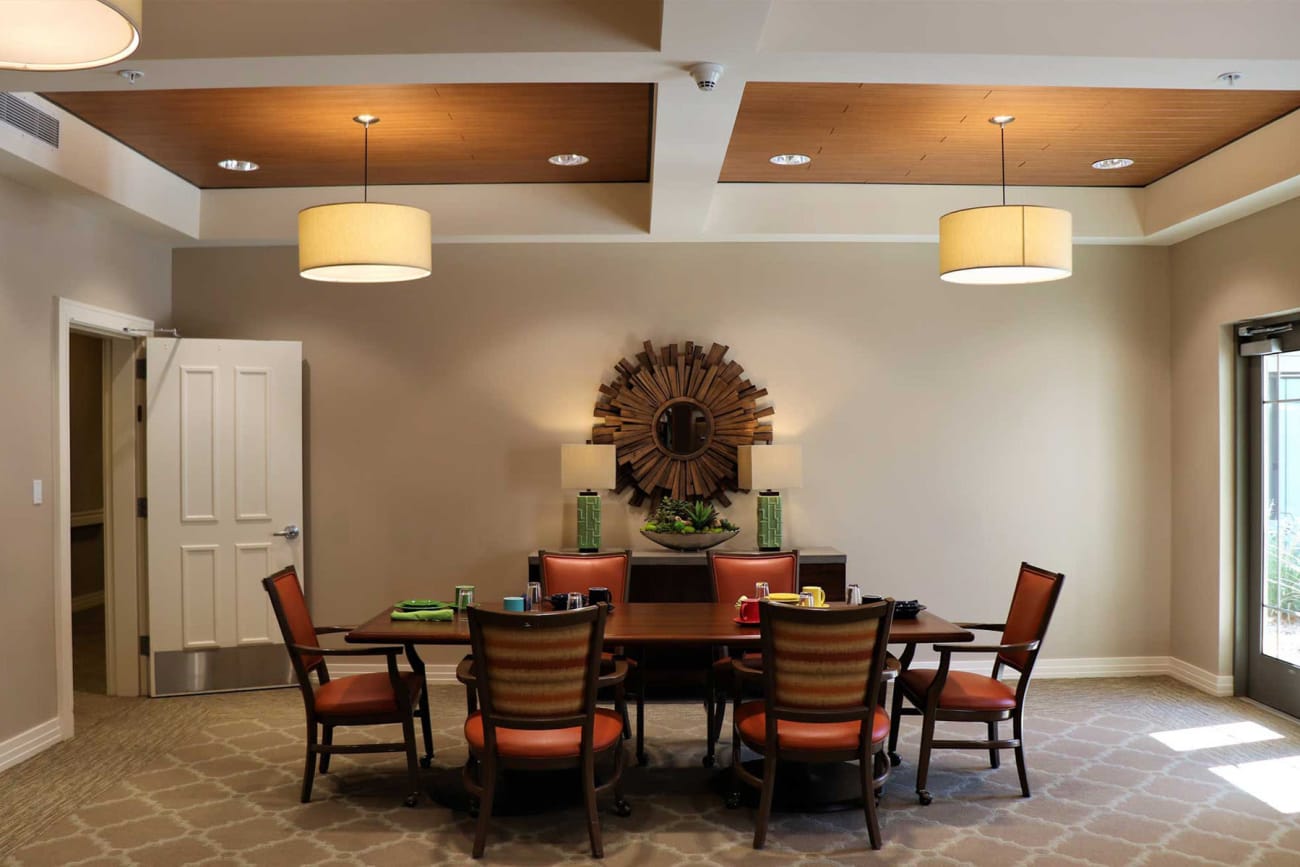 Private dining room at Savanna House in Gilbert, Arizona