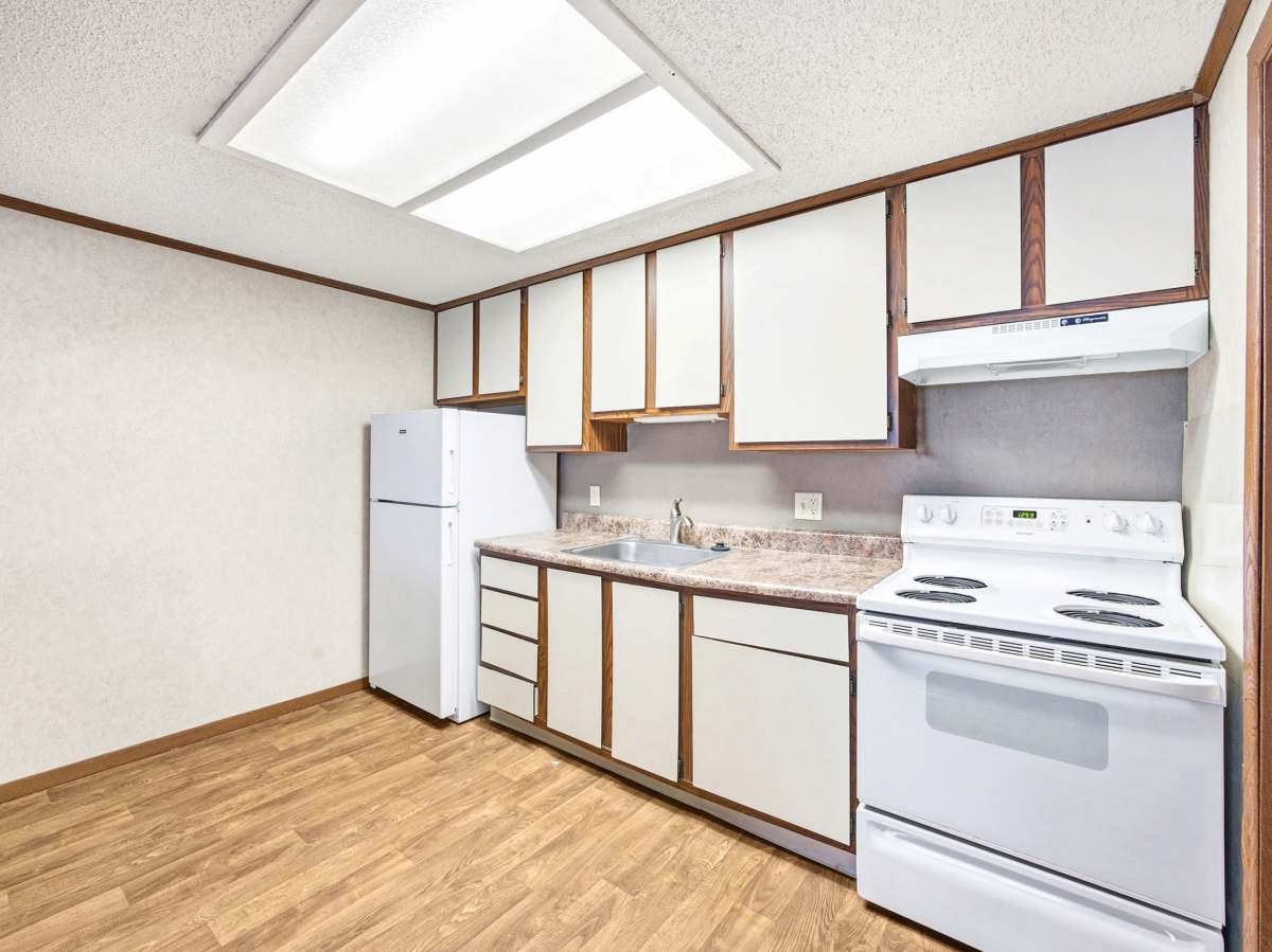 Kitchen at Applegate Apartments in Muncie, IN