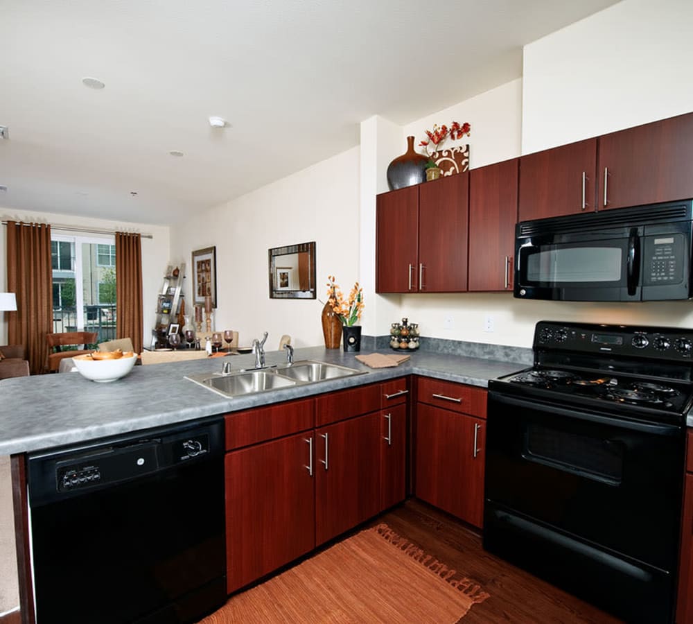 Apartment features at Crescent Club in New Orleans, Louisiana