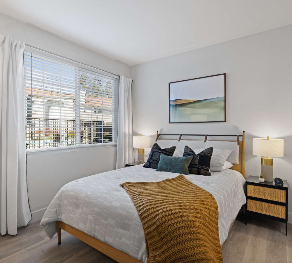 Residents enjoying their new apartment at Terra at Portola Park in Livermore, California