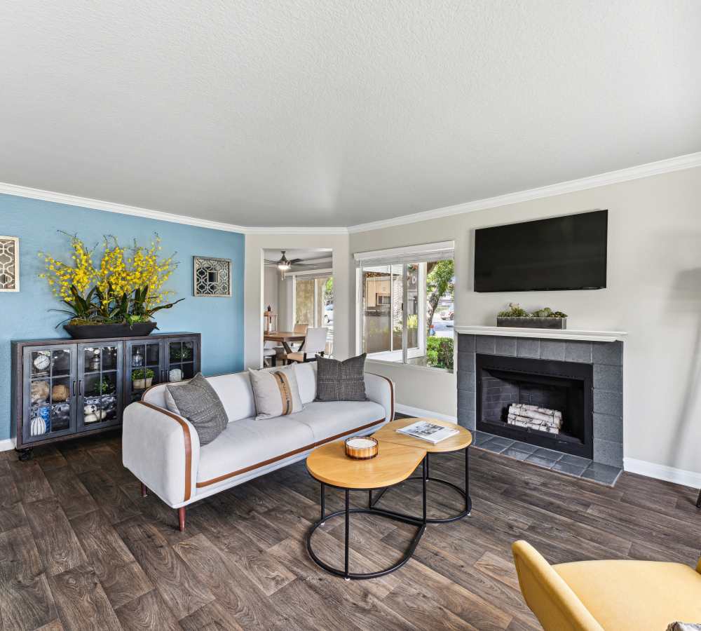 Living room at Hidden Hills Condominium Rentals in Laguna Niguel, California