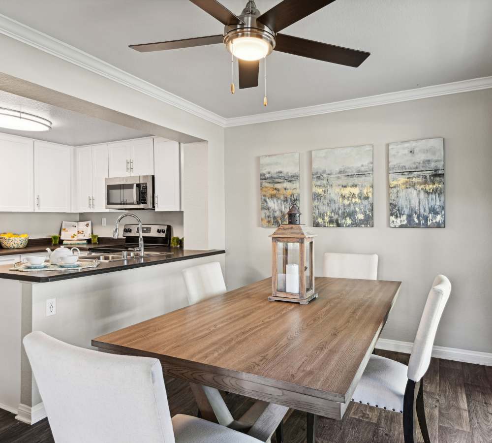 Dining room at Hidden Hills Condominium Rentals in Laguna Niguel, California