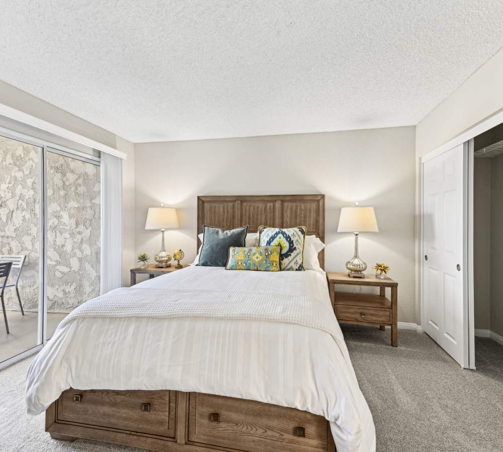 Bedroom at Hidden Hills Condominium Rentals in Laguna Niguel, California