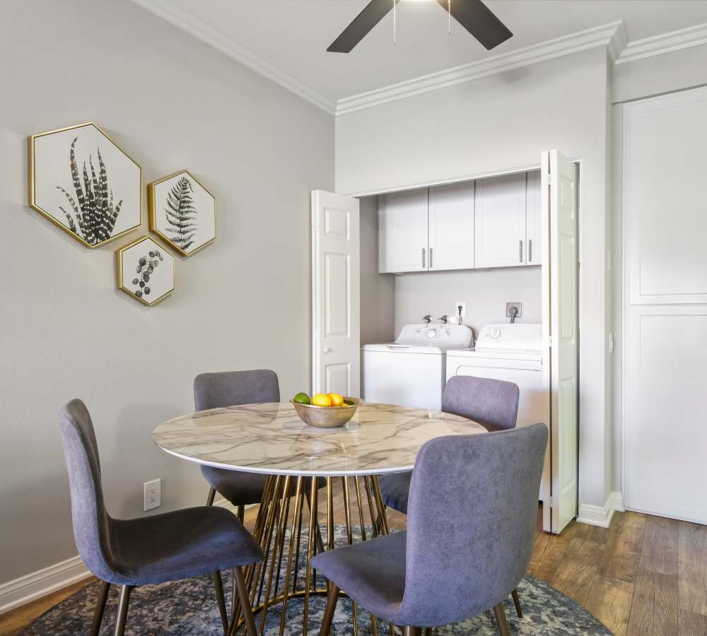 In-home washer and dryer at Paloma Summit Condominium Rentals in Foothill Ranch, California
