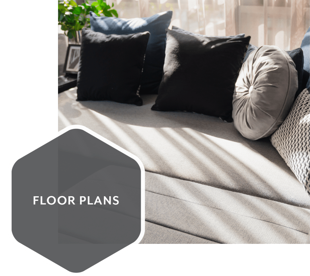 Floor plans at Hampton Manor Apartments & Townhomes in Cockeysville, Maryland