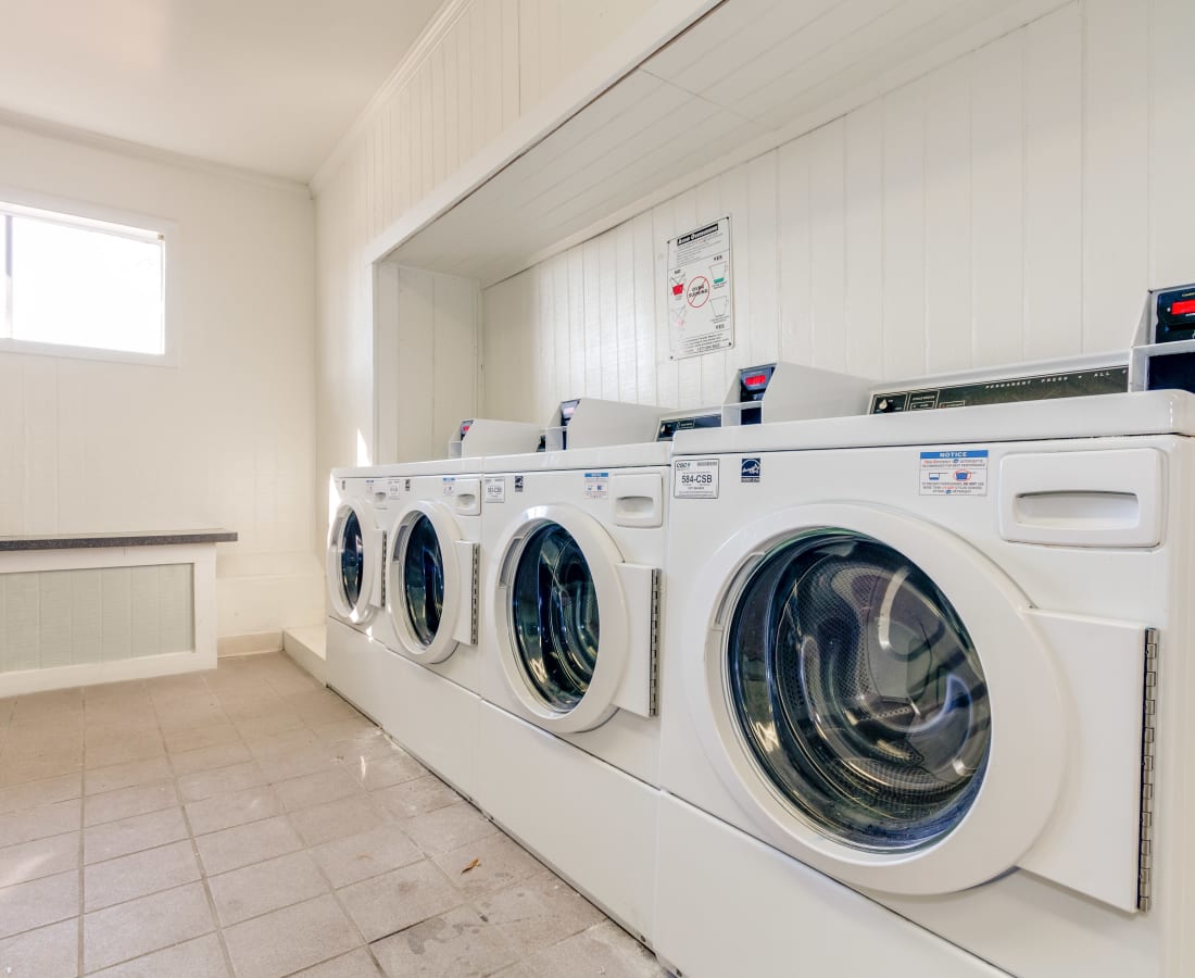 Onsite washer and dryer systems at Chesterfield Flats in North Chesterfield, Virginia