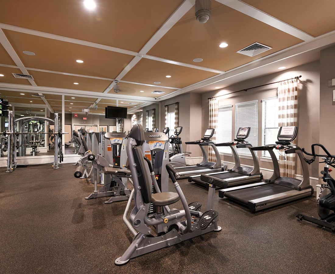 fitness center at Terraces at Town Center in Jacksonville, Florida