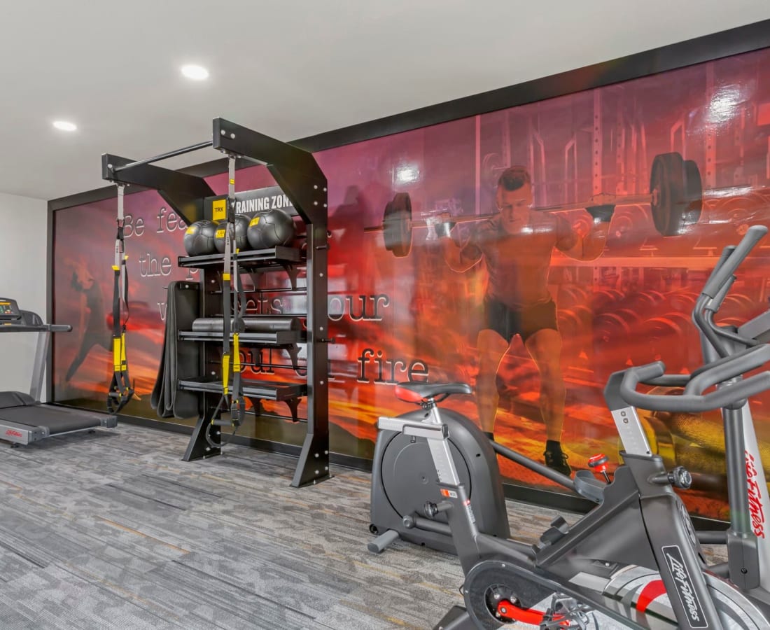 Large spacious fitness center at Newport in Avondale, Arizona