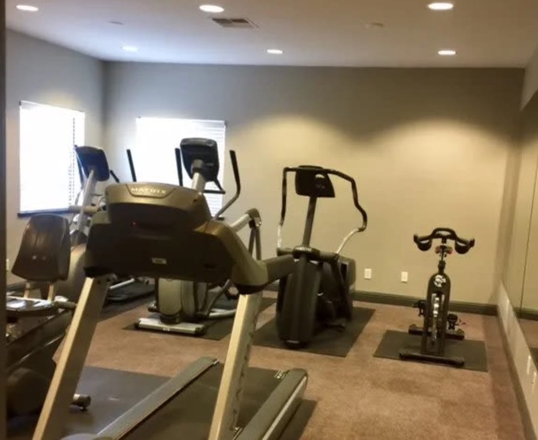 Cardio equipment at Waterford Place in Folsom, California