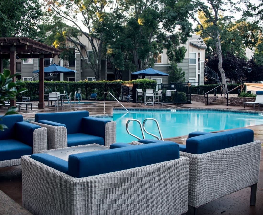 Resort-style pool at Waterford Place in Folsom, California