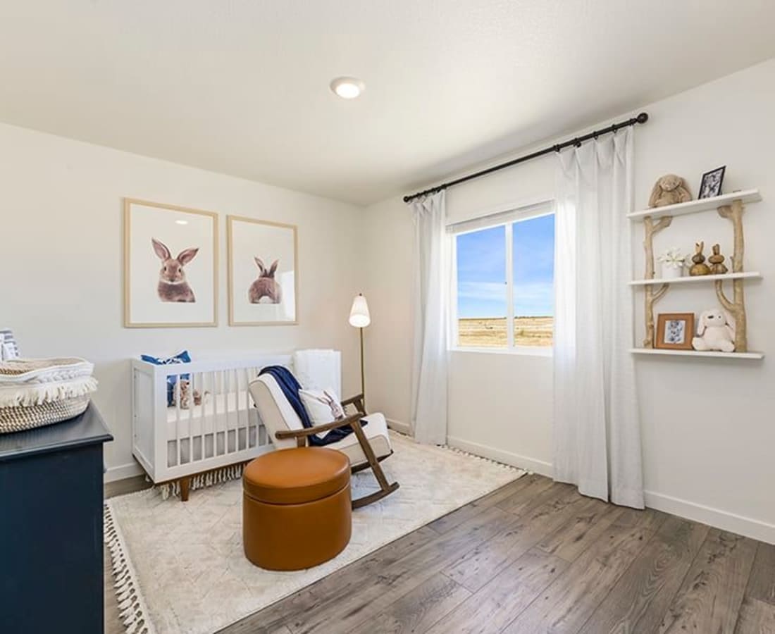 Spare bedroom at Isles in Roseville, California